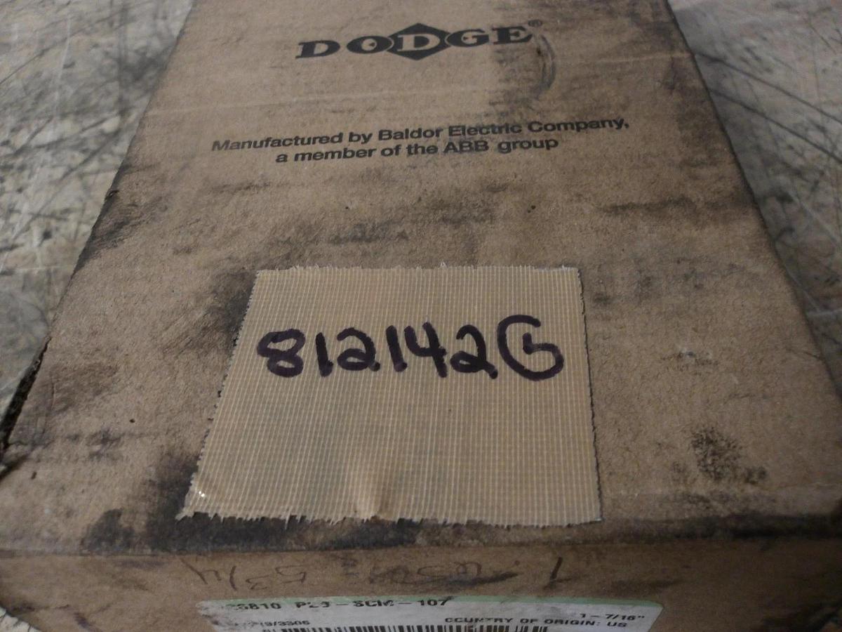 DODGE W26810-PL3-SCM-107 PILLAR BLOCK BEARING, #812142G NIB