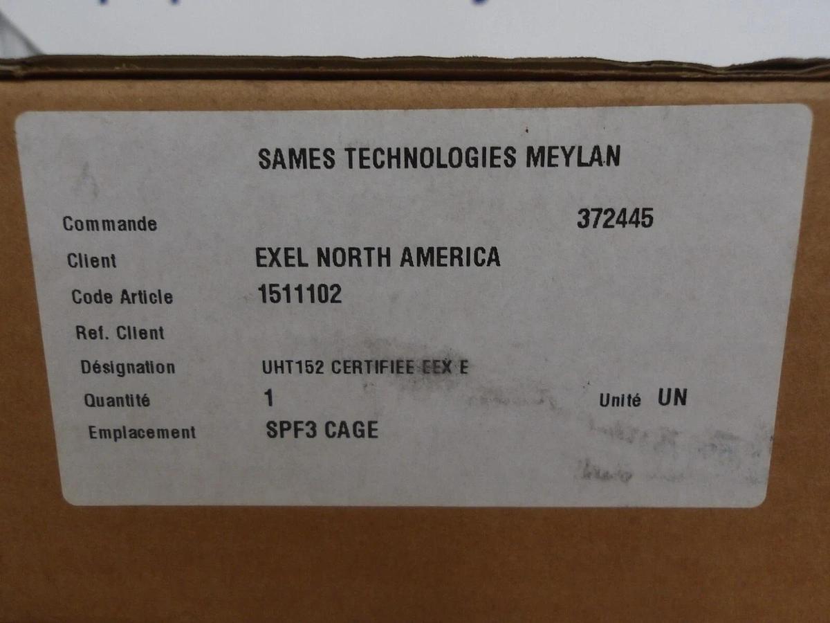 SAMES UHT152 CERTIFIEE EEXE PAINT SPRAY HEAD 1503829, #411300G NIB