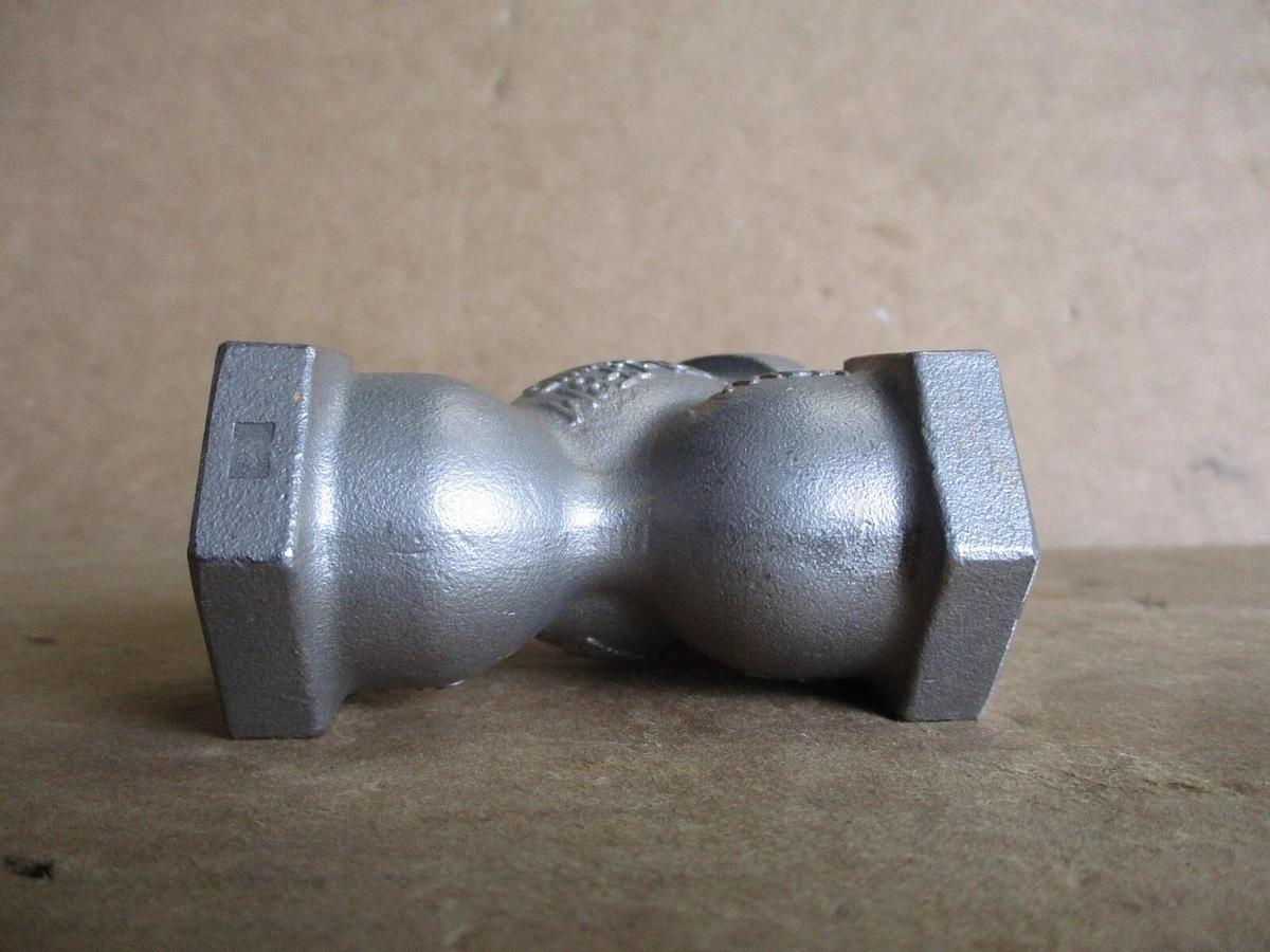 Used TITAN - FCI 1/2" STAINLESS Y-STRAINER, #9141240J NEW
