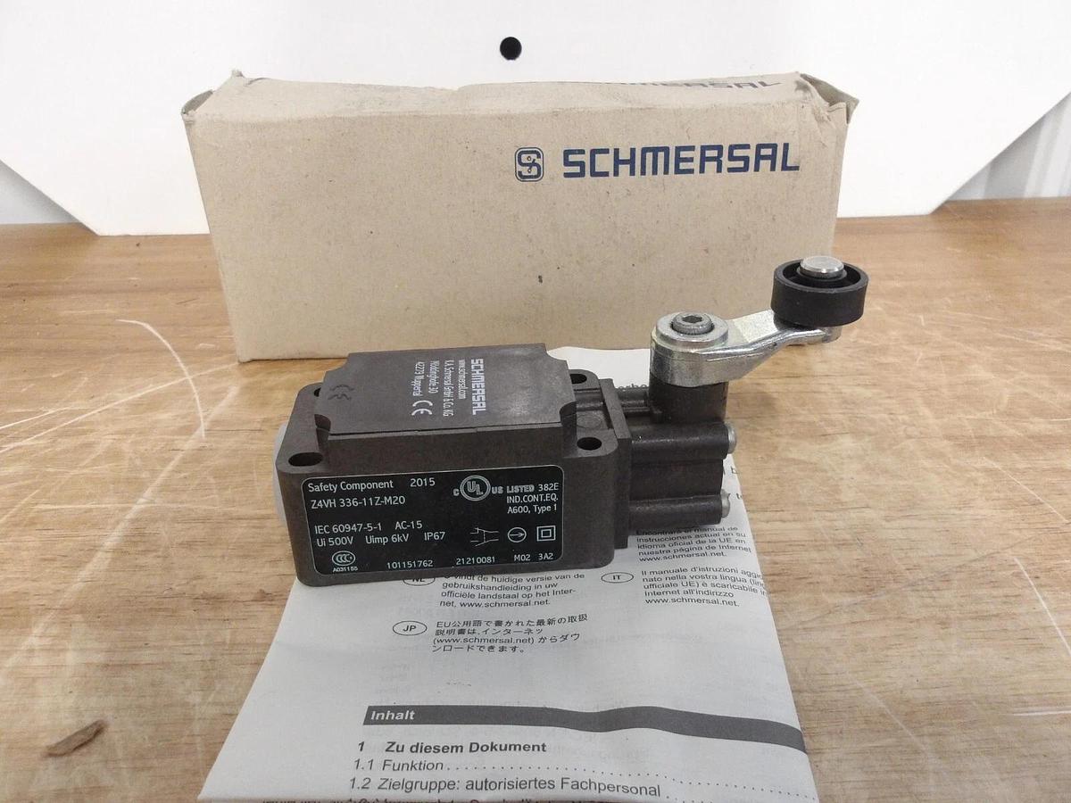 SCHMERSAL 101151762 LIMIT SWITCH Z4VH336-11Z-M20, #2261030G NIB