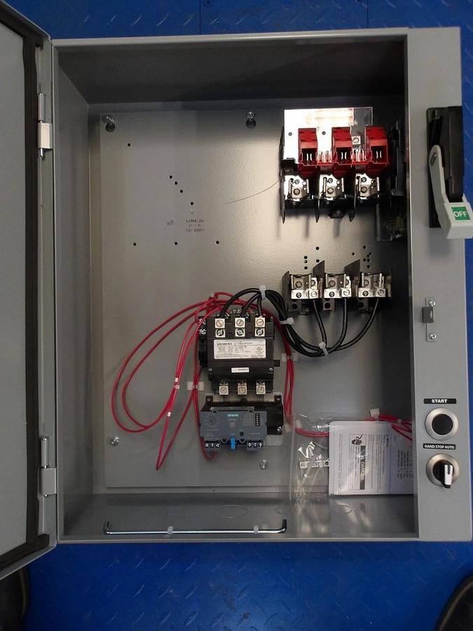 Used SIEMENS 87GUG6FC MOTOR CONTROL W/ STARTER, #1211110G NEW