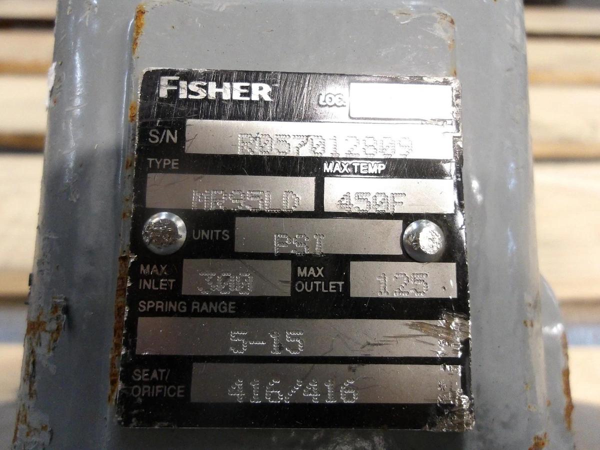 Used FISHER MR95LD PRESSURE REGULATOR 1", #102920G USED