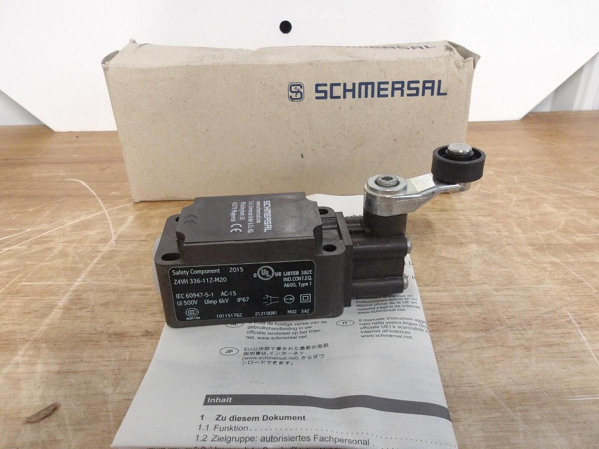 SCHMERSAL 101151762 LIMIT SWITCH Z4VH336-11Z-M20, #2261030G NIB