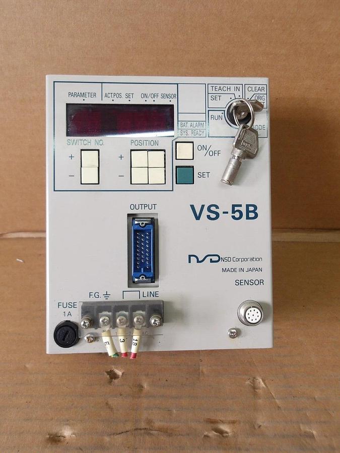 Used NSD CORP. VS-5B-UNNP-1-1.0 SERVO DRIVE CONTROLLER, #1181210G USED