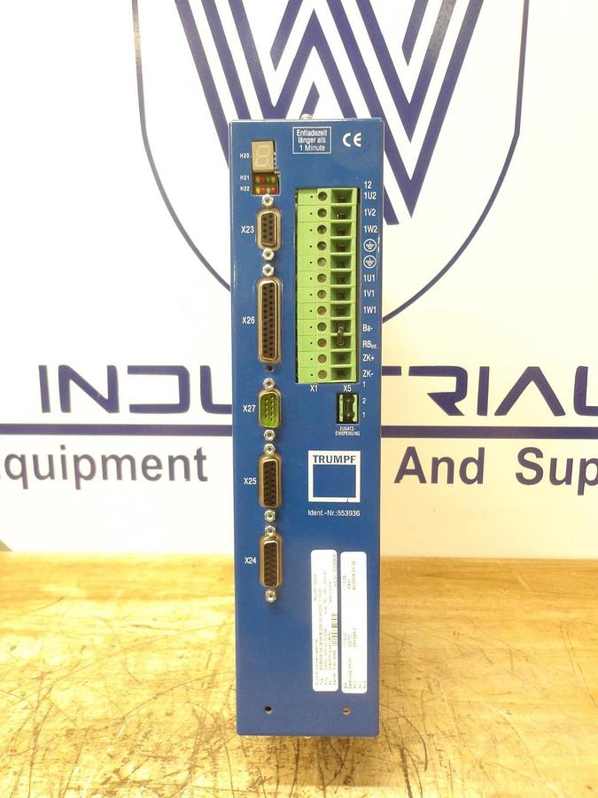 Used TRUMPF BUM0DS MOTOR SPEED CONTROL, #4281030G USED