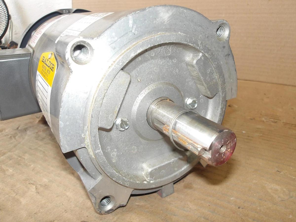 Used BALDOR 2 HP INDUSTRIAL MOTOR, FR 143TC, 3450 RPM, 230/460 V, #81330G NEW