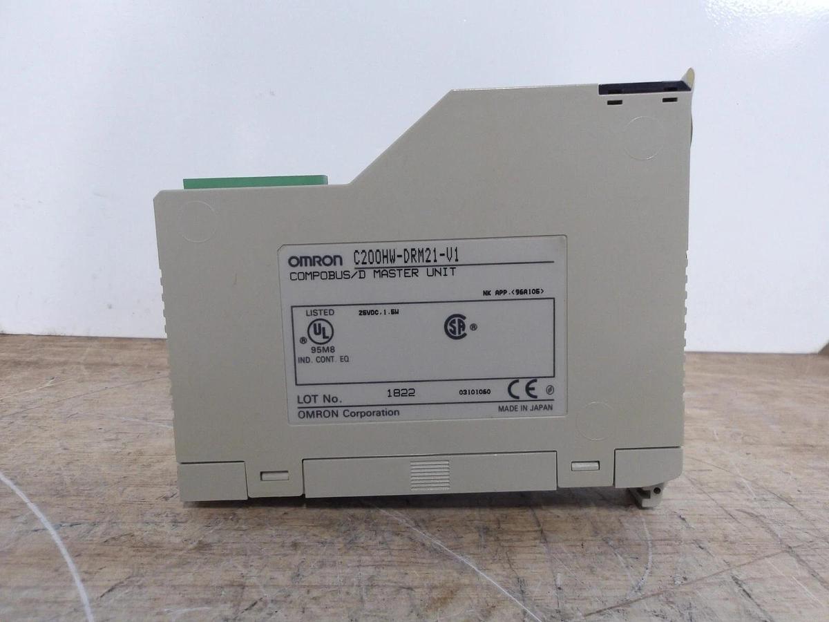 Used OMRON C200HW-DRM21-V1 COMPOBUS/D MASTER UNIT, #514119G NEW