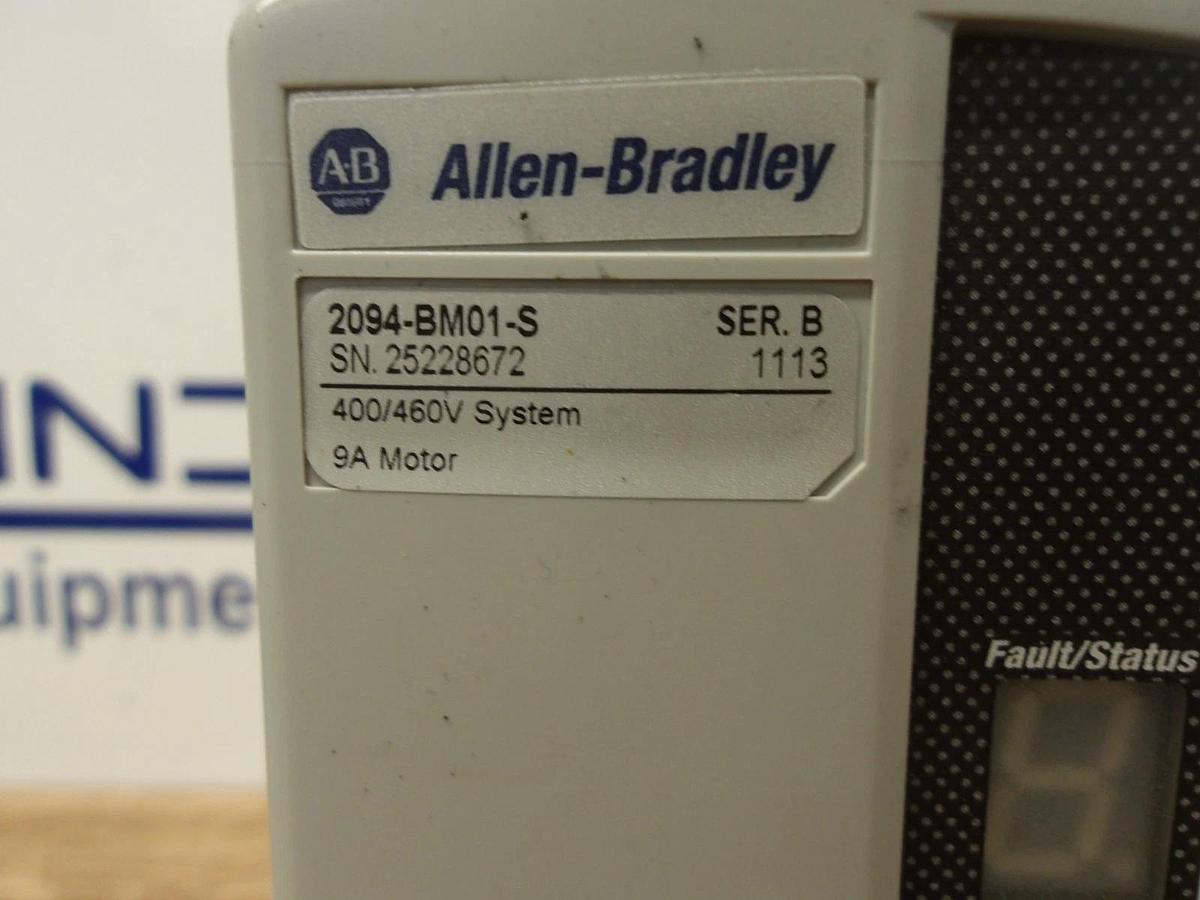 Used ALLEN BRADLEY 2094-BM01-S KINETIX 6000 SERVO, #430102G PARTS ONLY