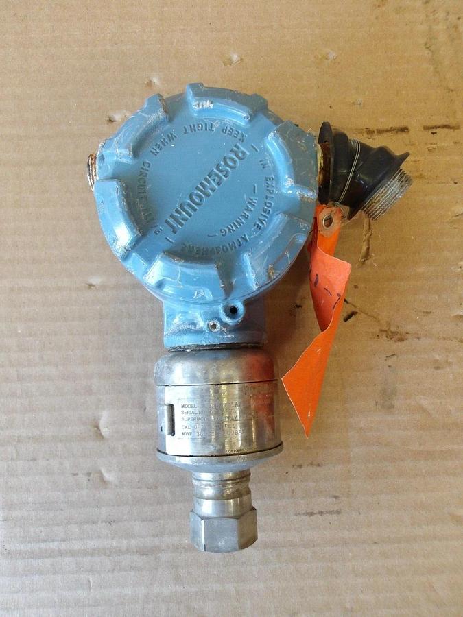 Used ROSEMOUNT 3051 PRESSURE TRANSMITTER, #721108G USED