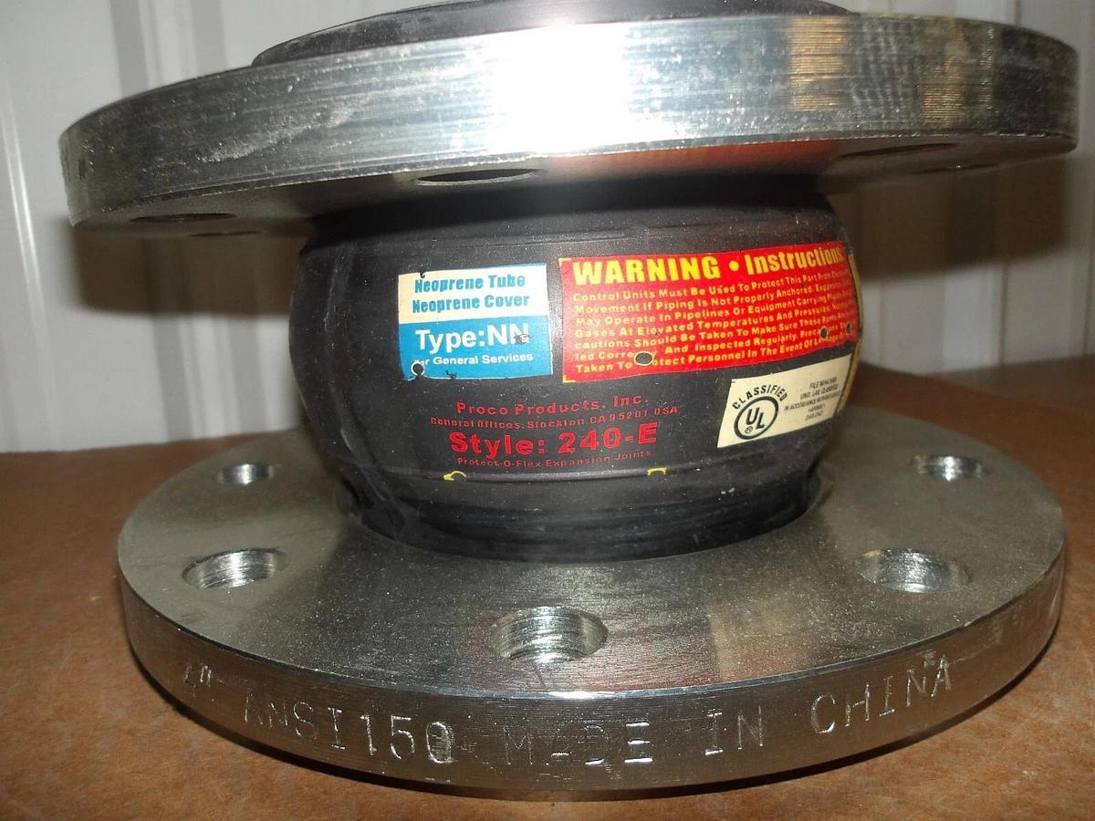 Used PROCO 4" X 5" EXPANSION JOINT, #1201105G NEW
