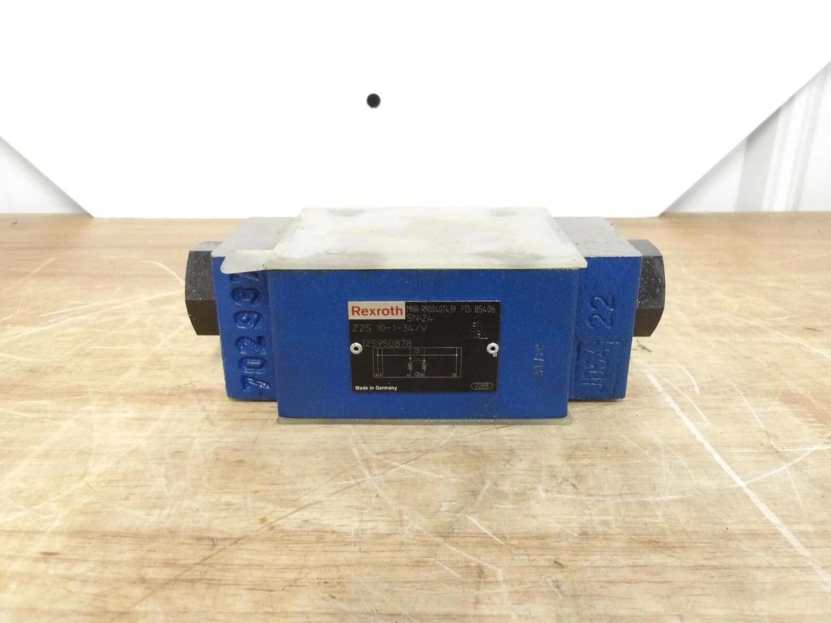Used REXROTH R900407439 FD85406-Z2S-10-1-34/V HYDRAULIC BLOCK, #36108G NEW