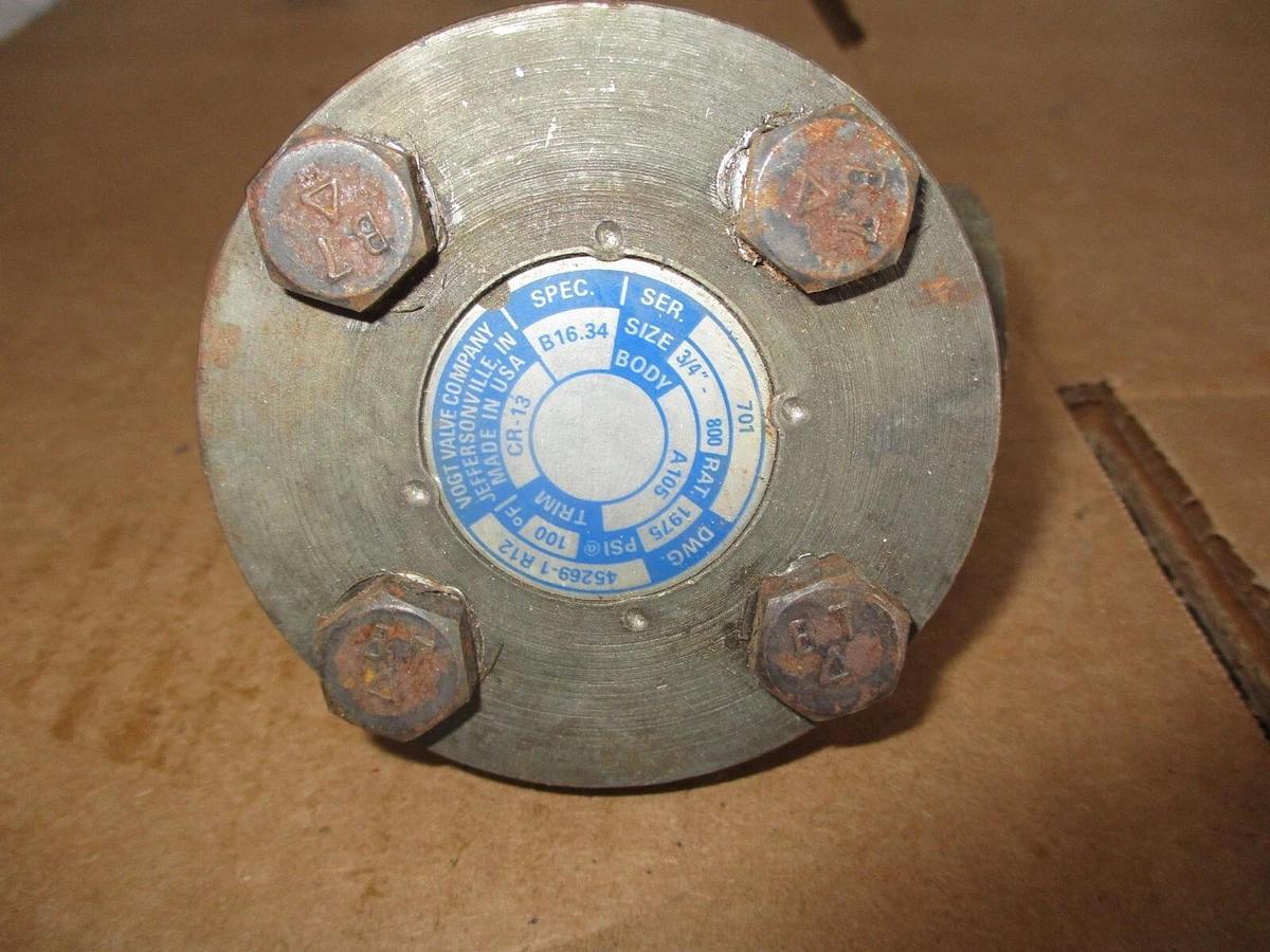Used VOGT 3/4" STEEL STEAM TRAP, SERIES 701, #115223J NEW