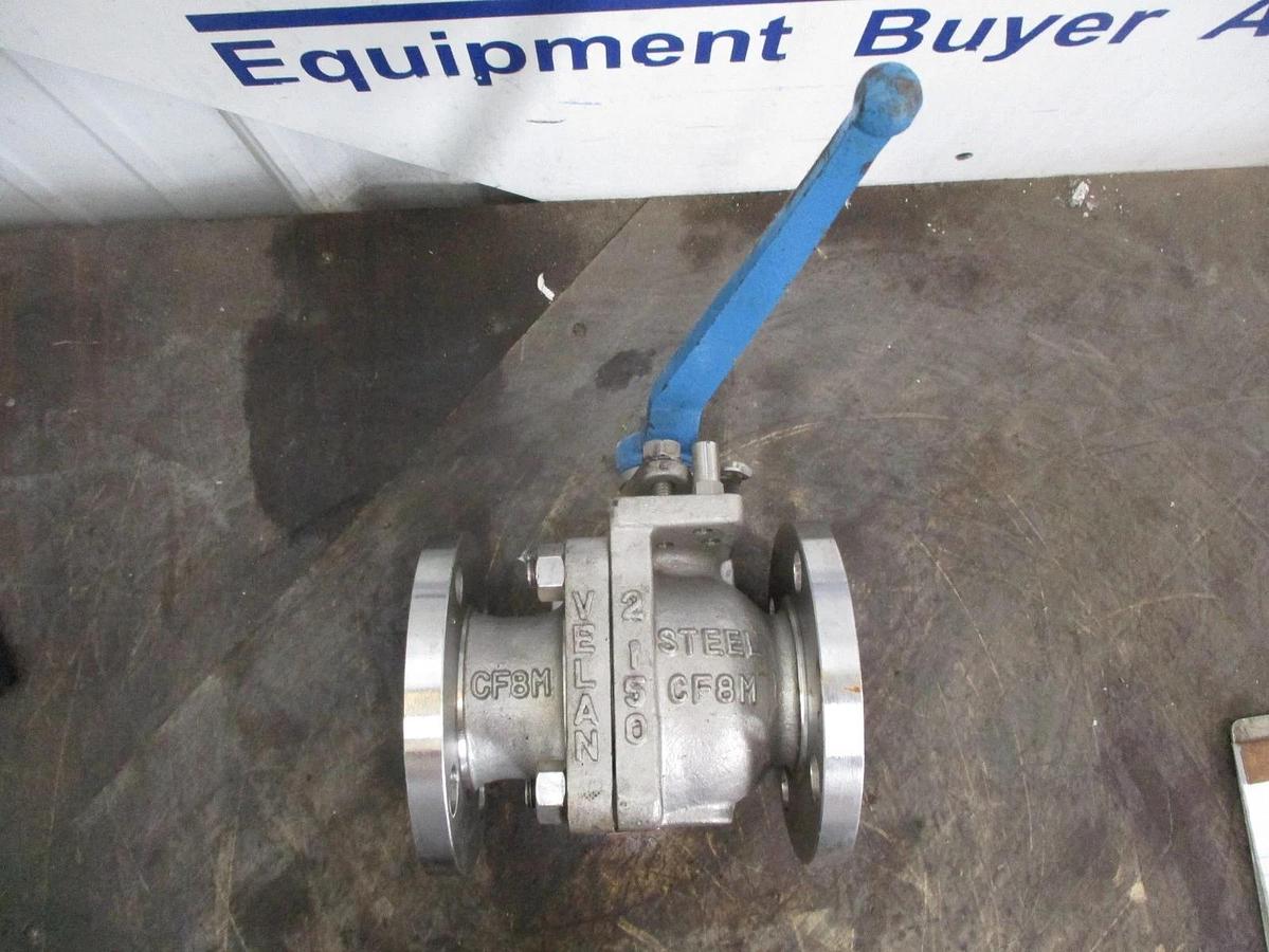 Used VELAN 2" STAINLESS BALL VALVE, #35249J NEW