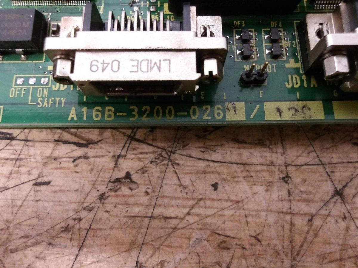 Used FANUC A16B-3200-0260/12C CPU MODULE, #18237G USED