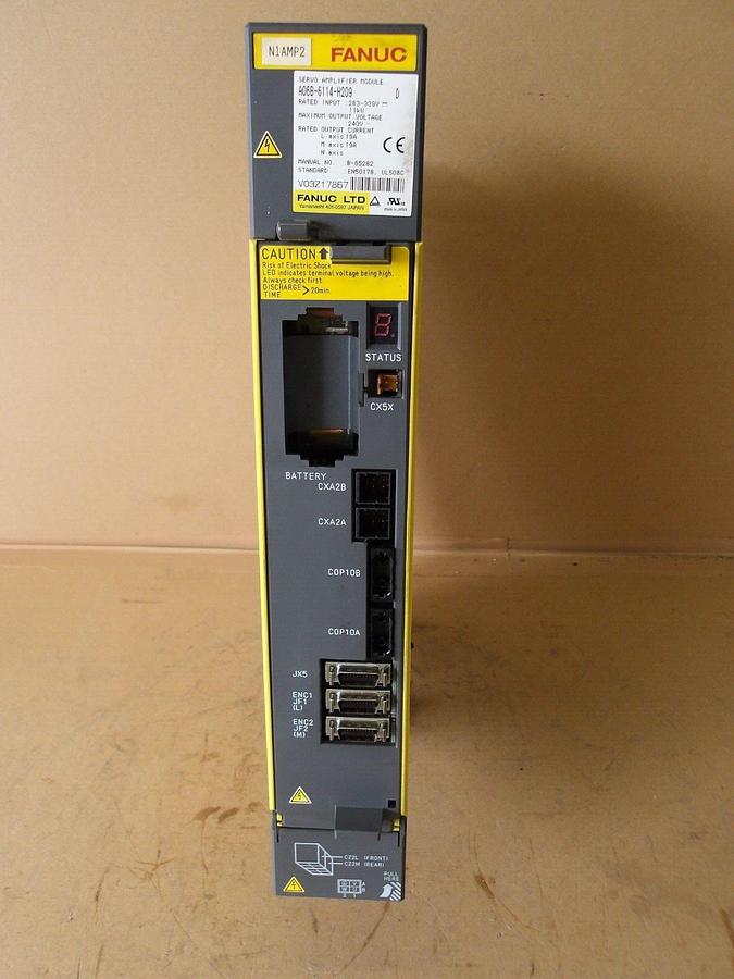 Used FANUC A06B-6114-H209 SERVO AMPLIFIERM MODULE, #618119G USED