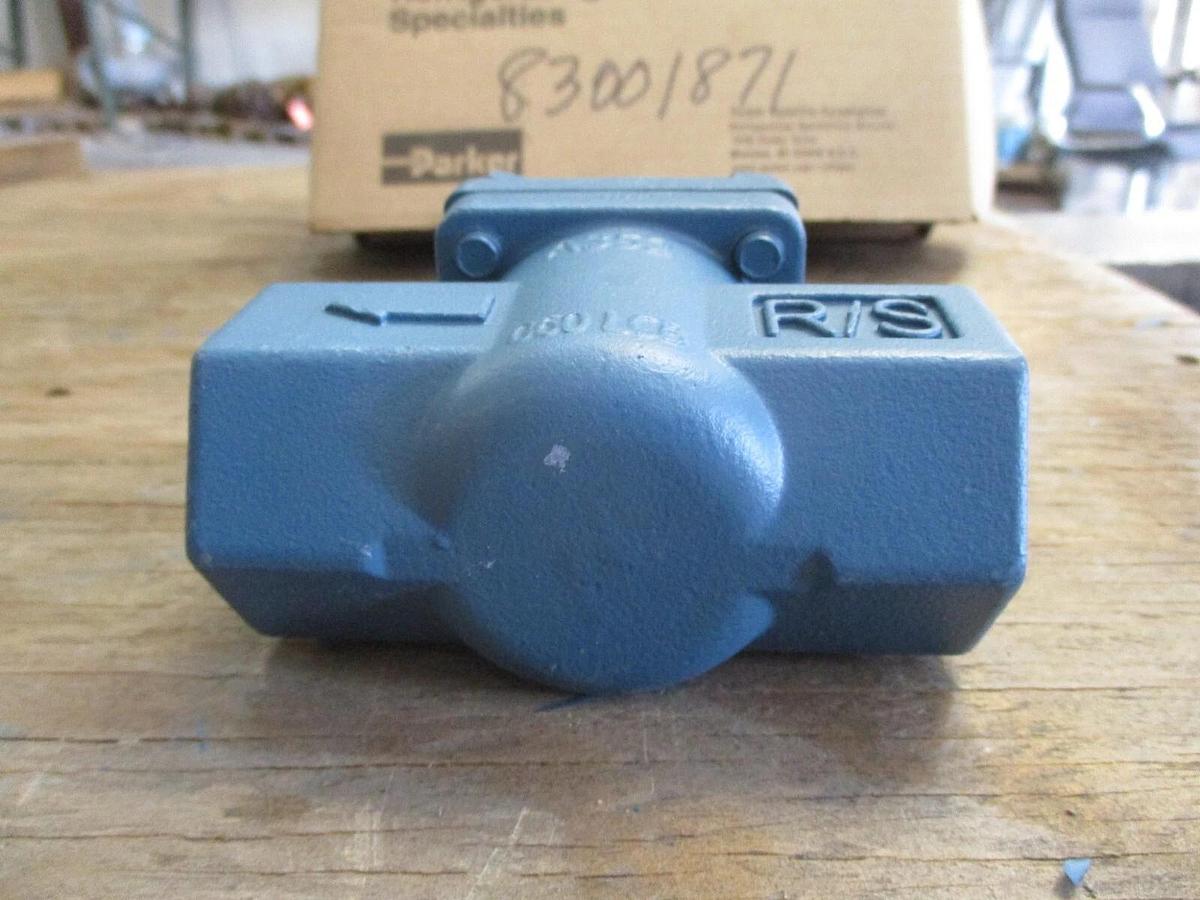 PARKER RS 1" HAND SHUT-OFF EXPANSION VALVE, #819215J NIB