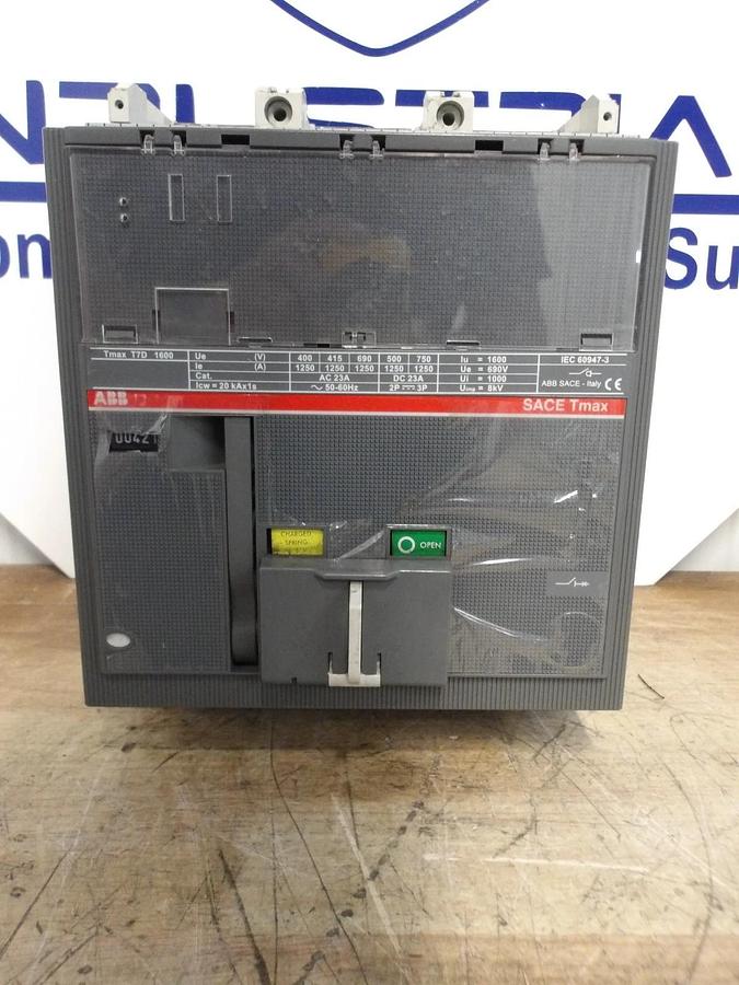 Used ABB SACE TMAX T7D - 1600 CIRCUIT BREAKER, #910309G USED