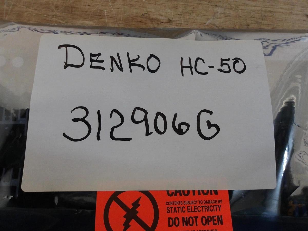 Used DENKO GC-50 CIRCUIT BOARD GF04K0293A-DKK93.9, #312906G NEW