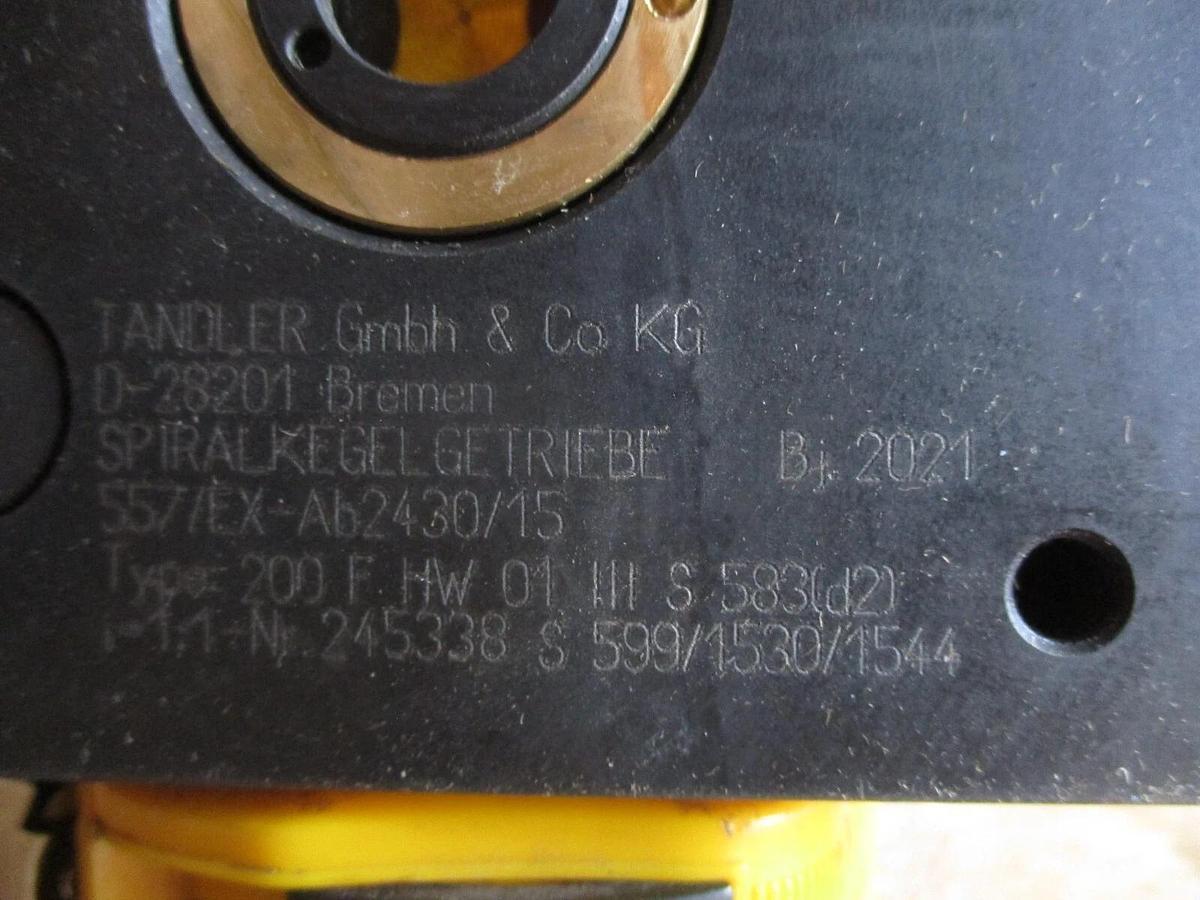 Used TANDLER 200FHW01 REDUCER, RATIO 1/1, #49230J NEW