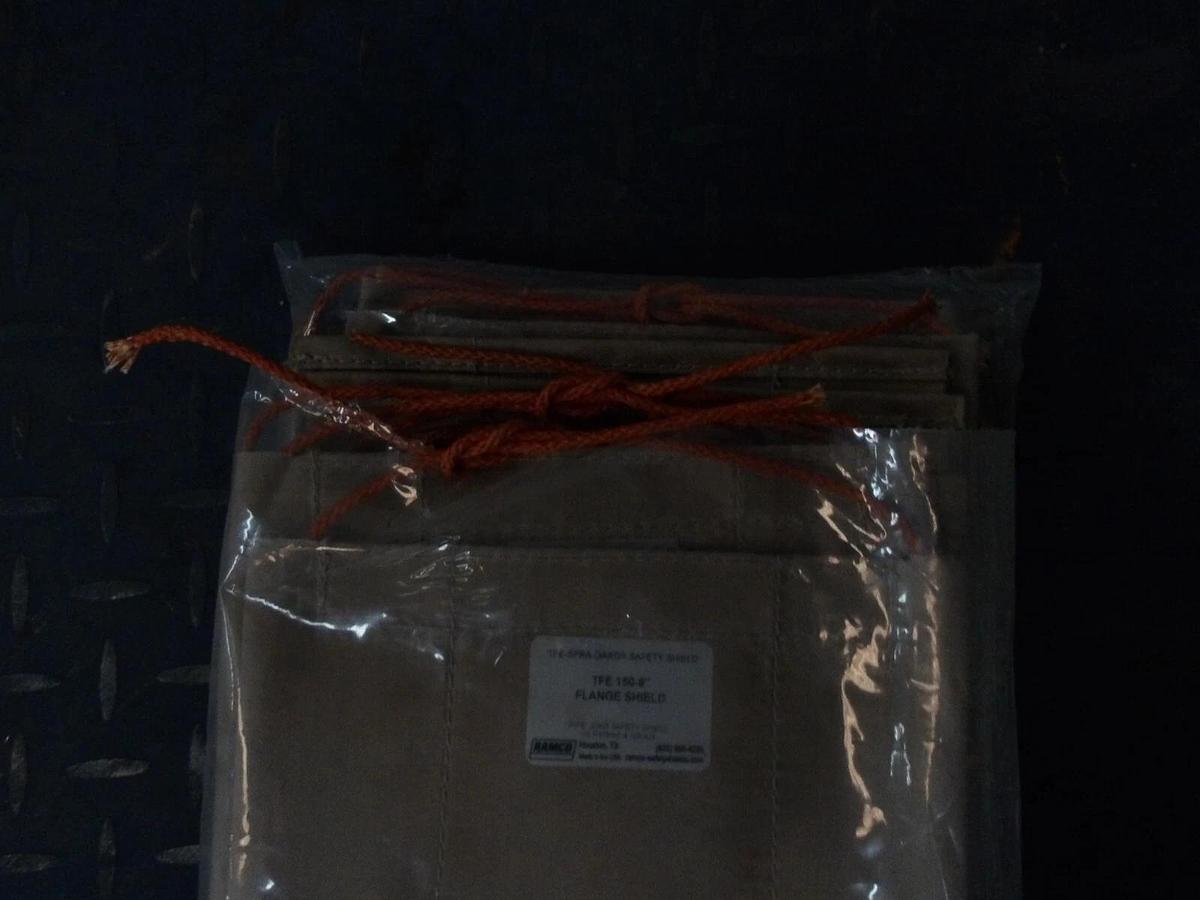 Used RAMCO 8" TFE150 FLANGE SHIELD (10 PER BAG) #121820G NEW