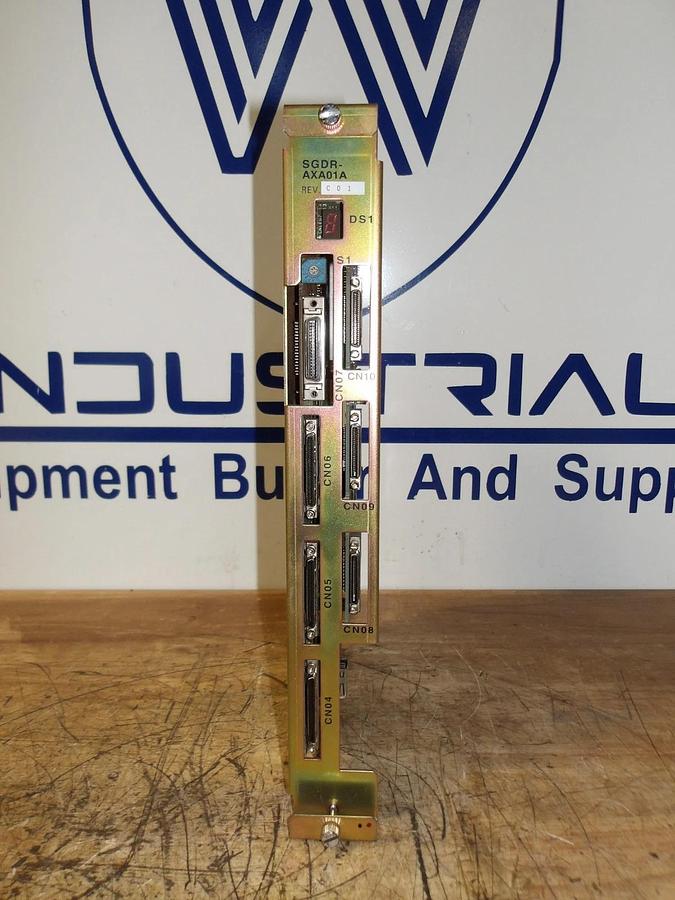 Used YASKAWA SGDR-AXA01A SERVO AXIS CONTROL, #116125G USED