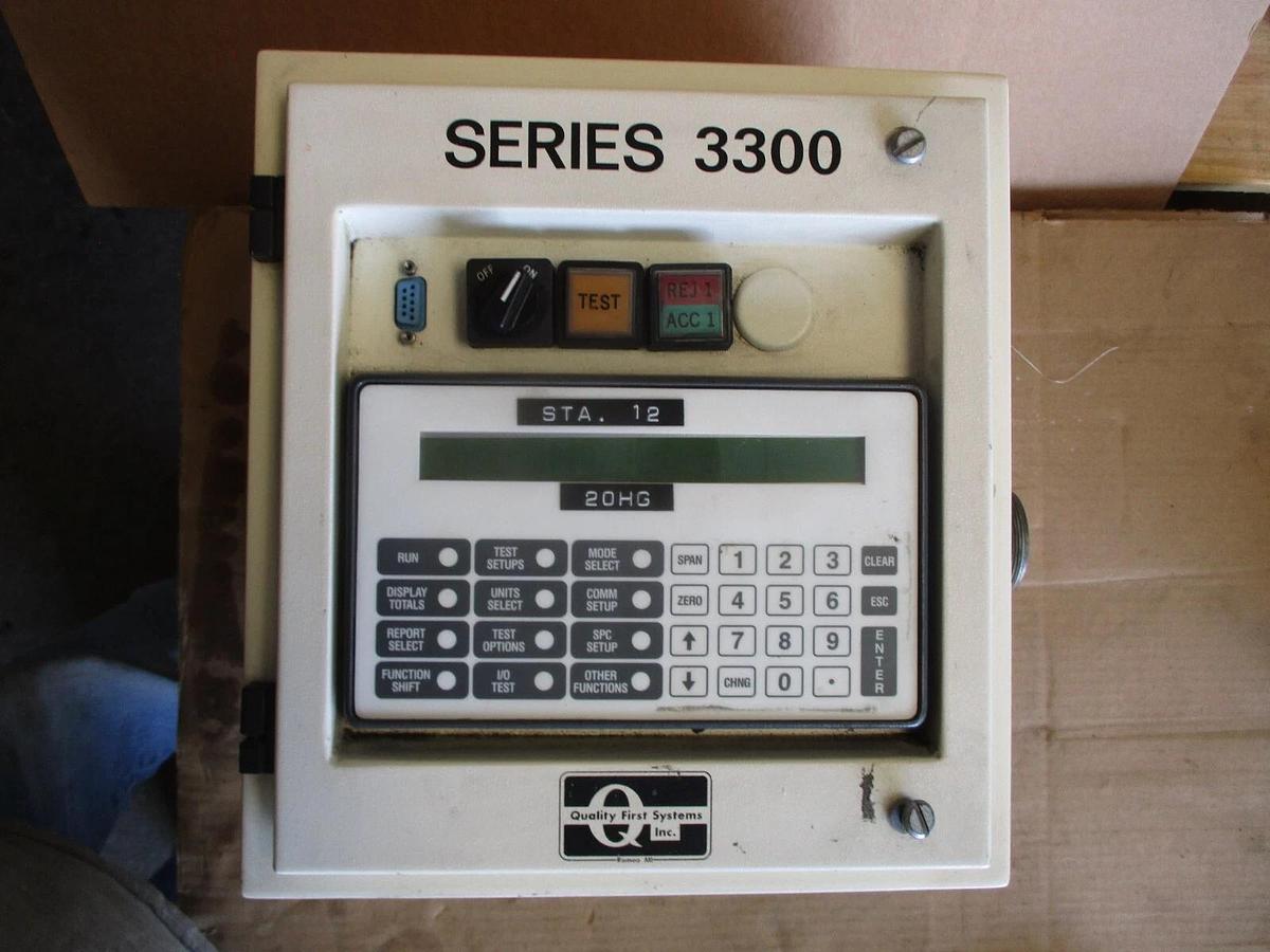 Used QUALITY FIRST 551AB1C SYSTEMS TEST BOX, #7101254J USED