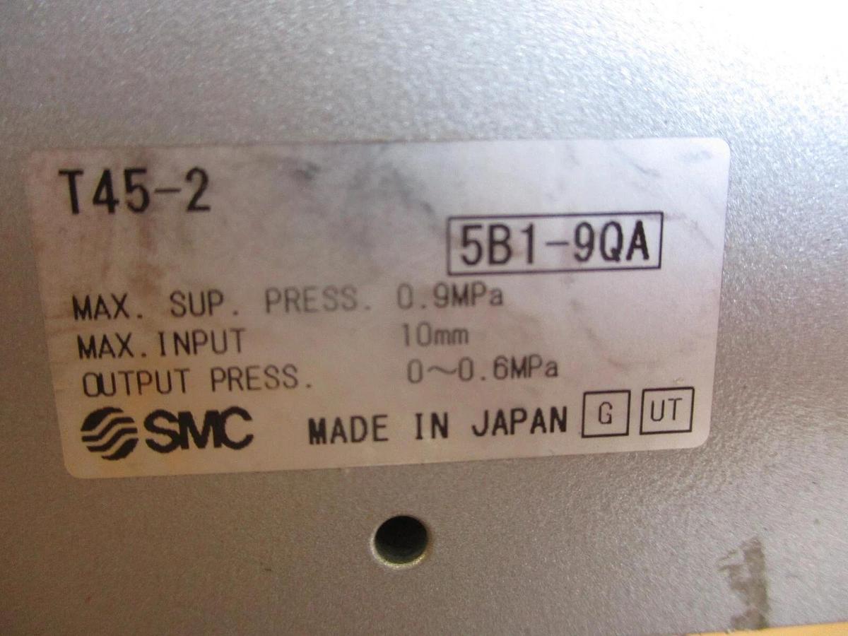 Used SMC T45-2 PNEUMATIC TENSION REGULATOR, #423325J NEW