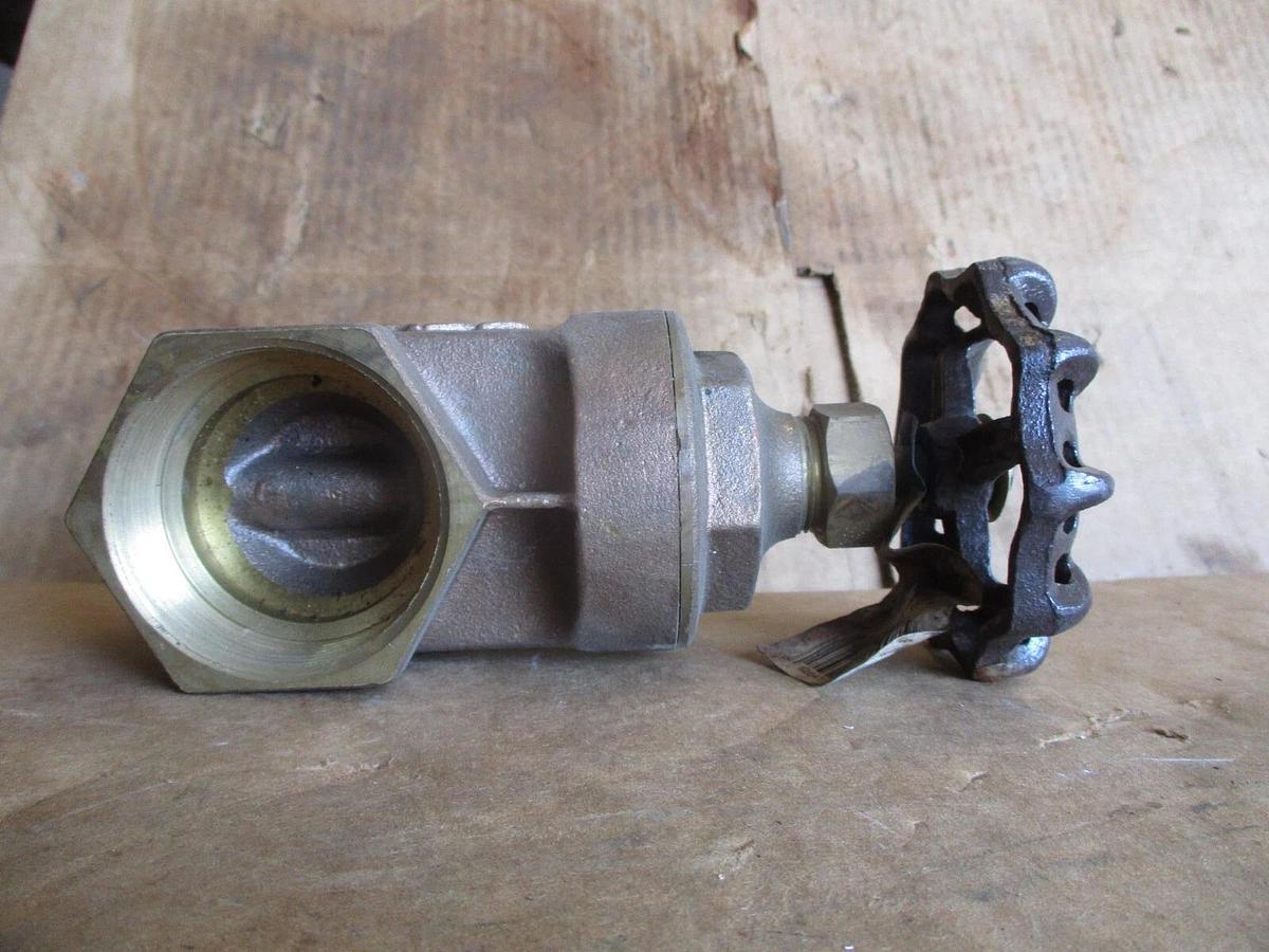 Used MATCO 2" BRASS GATE VALVE, #917345J NEW
