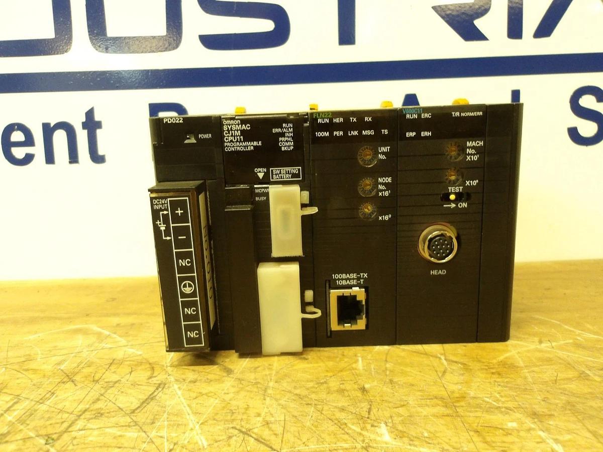 Used OMRON RACK W/ POWER SUPPLY CPU AND 2 CARDS, #12301130G USED