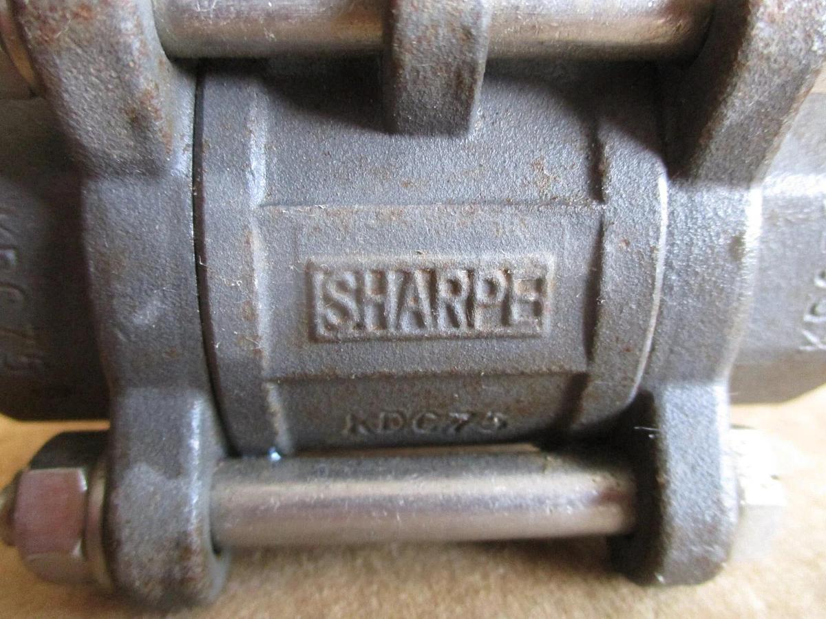 Used SHARPE 1" STEEL BALL VALVE 1000WOG, #416126J NEW