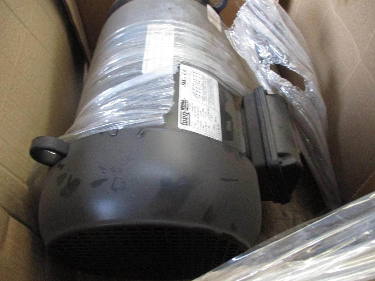 WEG 3 HP MOTOR, FR 182/4T, 208-230/460 V, 1765 RPM, #69842J NIB