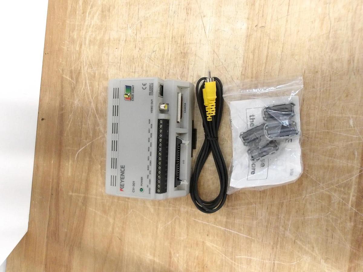 Used KEYENCE CV-301 CONTROL UNIT, #3131113G NEW
