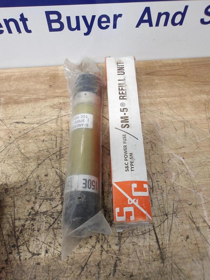 Used S&C ELECTRIC SM-5 FUSE REFILL UNIT 132250R4, #391004G NEW