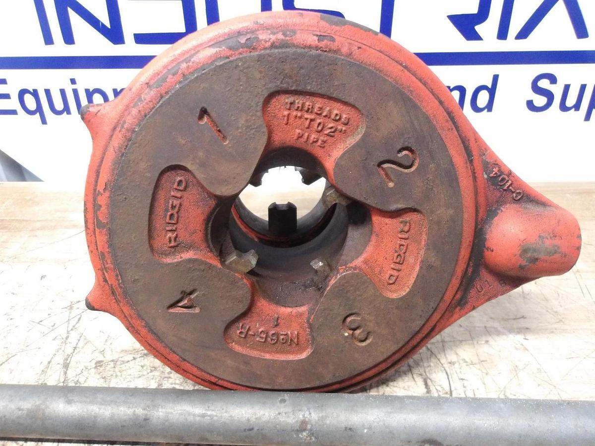 Used RIDGID 65-R MANUAL PIPE THREADER (1", 2") #310248G USED