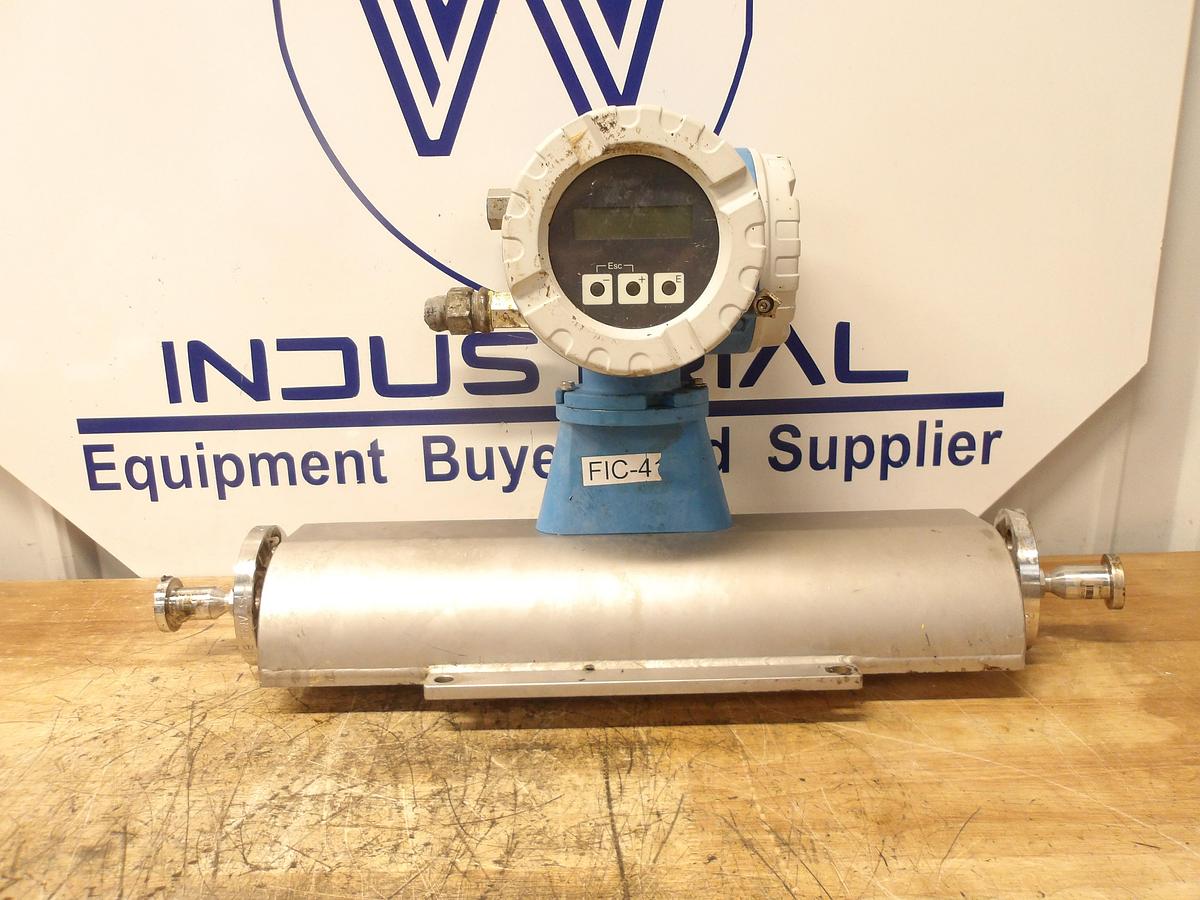 Used ENDRESS HAUSER 1/2" MASS FLOW TUBE 80A04-19W0/0