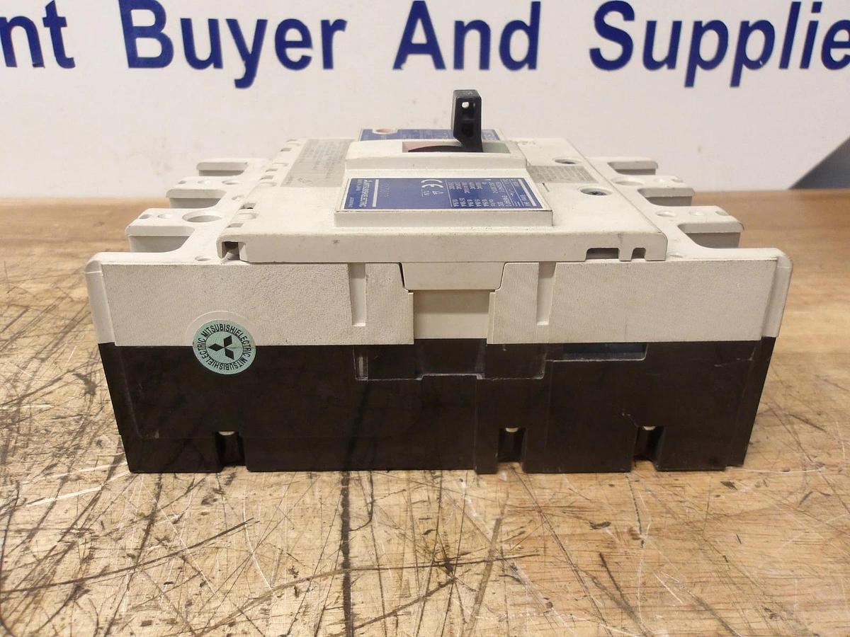 Used MITSUBISHI 175 AMP CIRCUIT BREAKER NF225-CWU, 240 V, #123216G USED