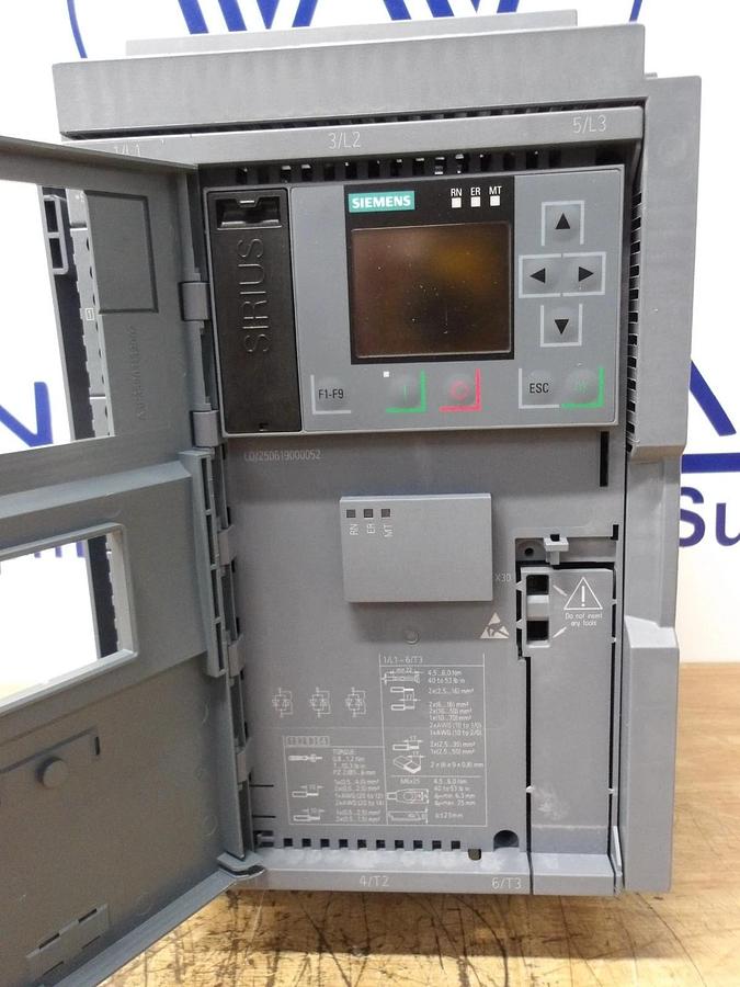 Used SIEMENS SIRIUS 3RW5524 SOFT START, #1211030G NEW