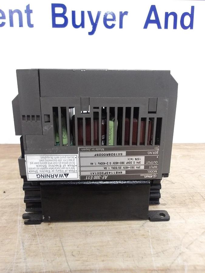 Used GE - FUJI AF-300E11 DRIVE 6KE1143F50X1A1, 0.50 HP, #422208G USED