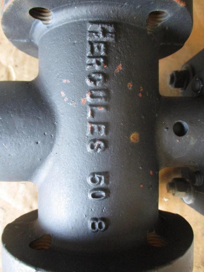 Used HERCULES 1" STELL (PINCH?) VALVE, #917256J NEW (WEATHERED)