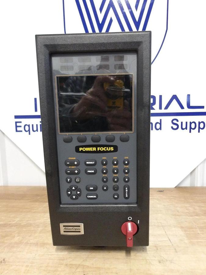 POWER FOCUS ATLAS COPCO 1 NUTRUNNER CONTROLLER PF4000-G-PB-HW, #3261005G NIB