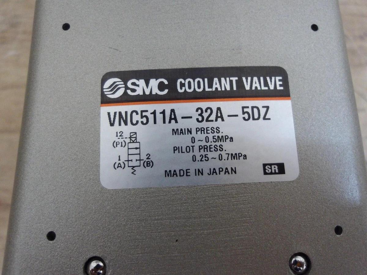 SMC 1-1/2" SOLENOID COOLANT VALVE YNC511A-32A-50Z, #324142G NIB