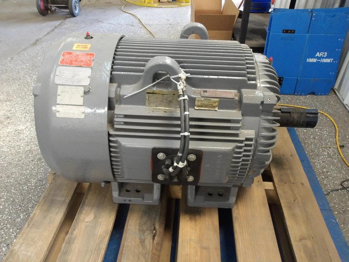 Used BALDOR 100 HP MOTOR, 460 V, 1785 RPM, FR 405T, #325126G REMANUFACTURED