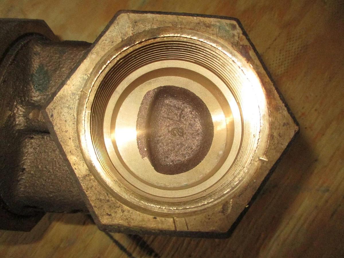 Used POWELL BRONZE 2" WHITE STAR GATE VALVE, #117213J NEW