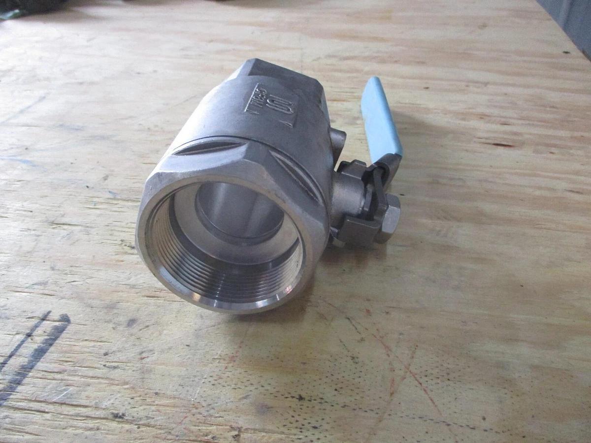 Used MILWAUKEE 2" STAINLESS BALL VALVE, #117247J NEW