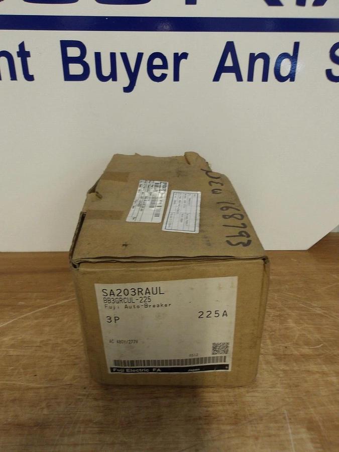 FUJI 225 AMP SA BREAKER SA203RAUL, #2251005G NIB