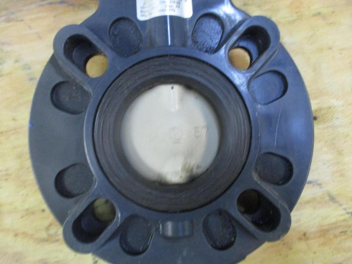 Used ASAHI 3" PVC BUTTERFLY VALVE, #1171018J USED