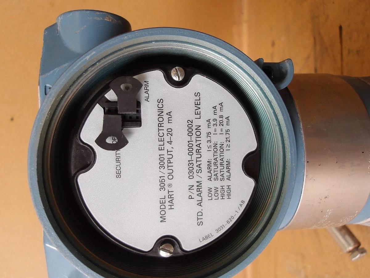 Used ROSEMOUNT 3051 PRESSURE TRANSMITTER, #626230G USED