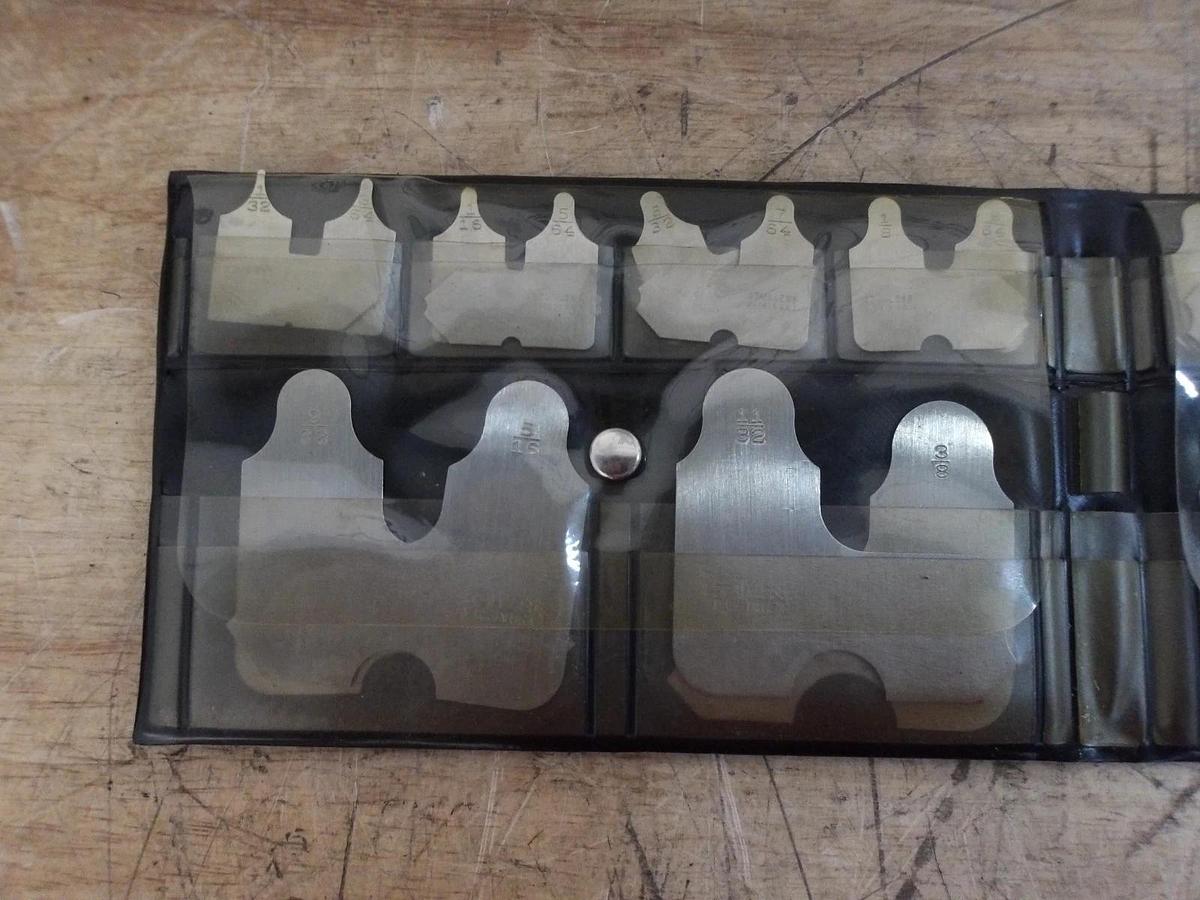 Used GENERAL NO-435-B RADIUS GAGE SET, #813241G USED
