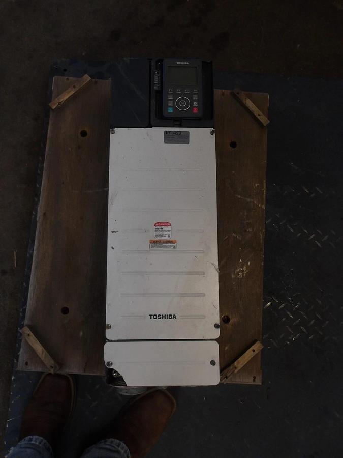 Used TOSHIBA VFAS3-4220PC DRIVE, 35 KVA, 30 HP, #7231151G PARTS ONLY