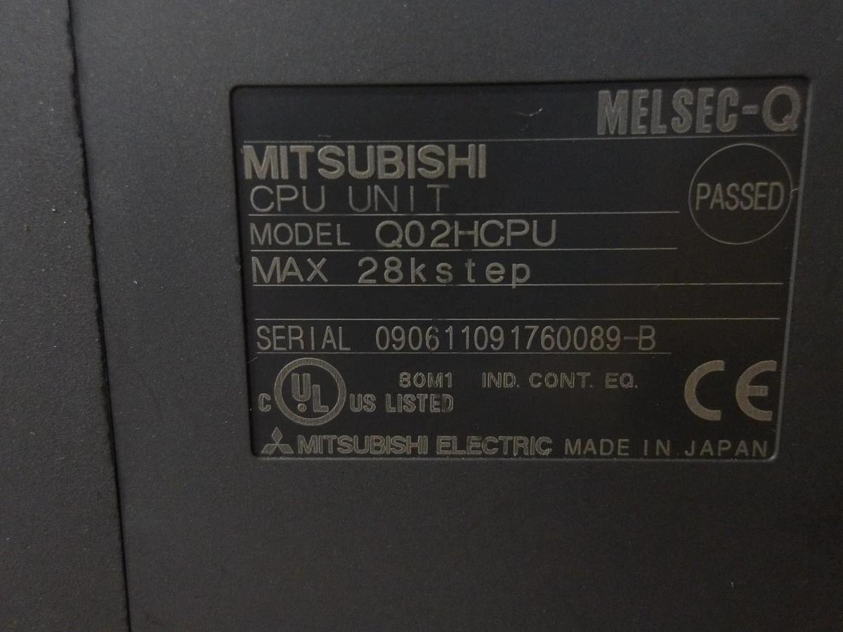 Used MITSUBISHI Q02HCPU CPU UNIT, #16214G USED
